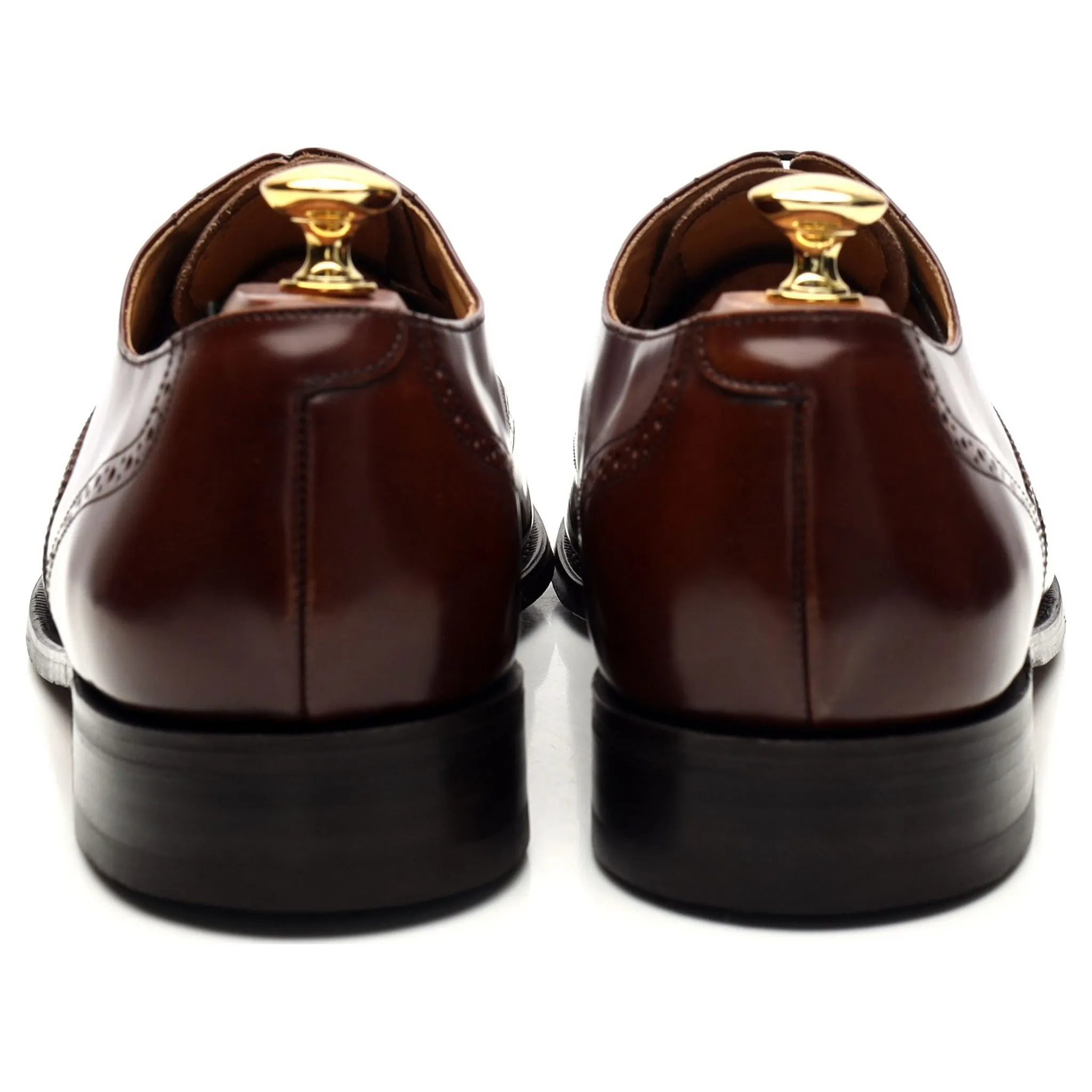 '664227' Brown Leather Oxford Brogues UK 9 G