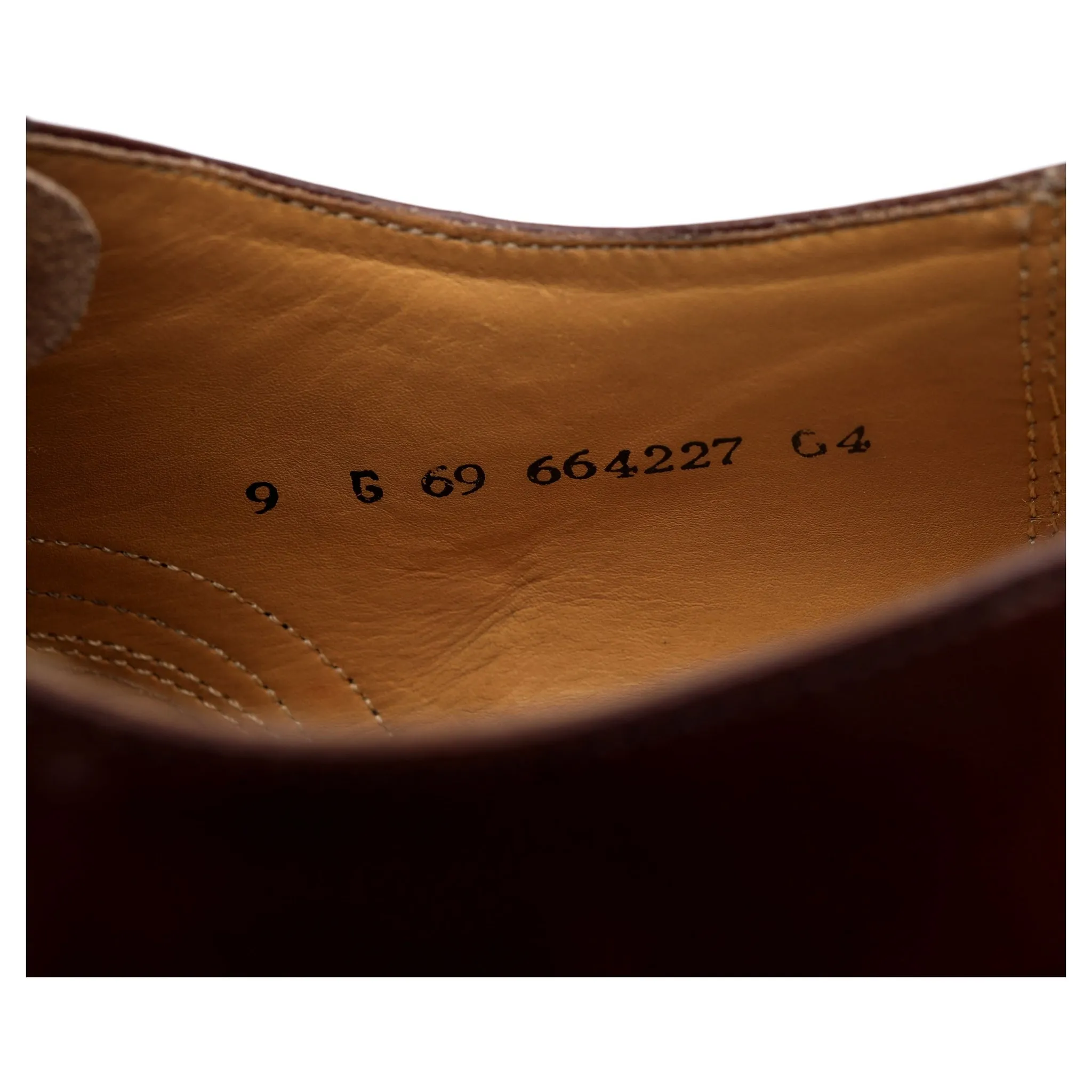 '664227' Brown Leather Oxford Brogues UK 9 G