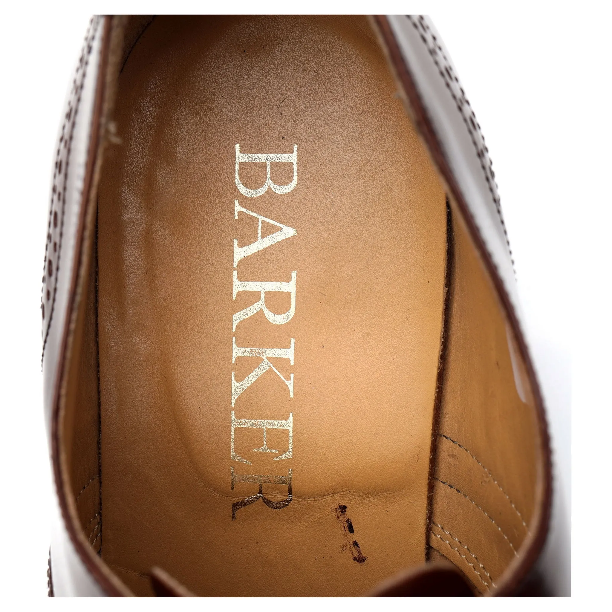 '664227' Brown Leather Oxford Brogues UK 9 G