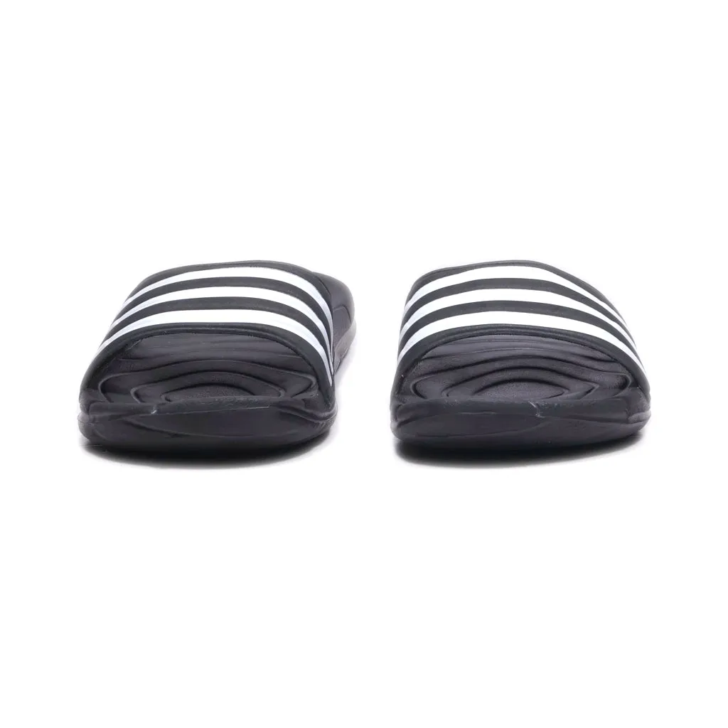 Adidas Sliders Fabric Black Colour For Women