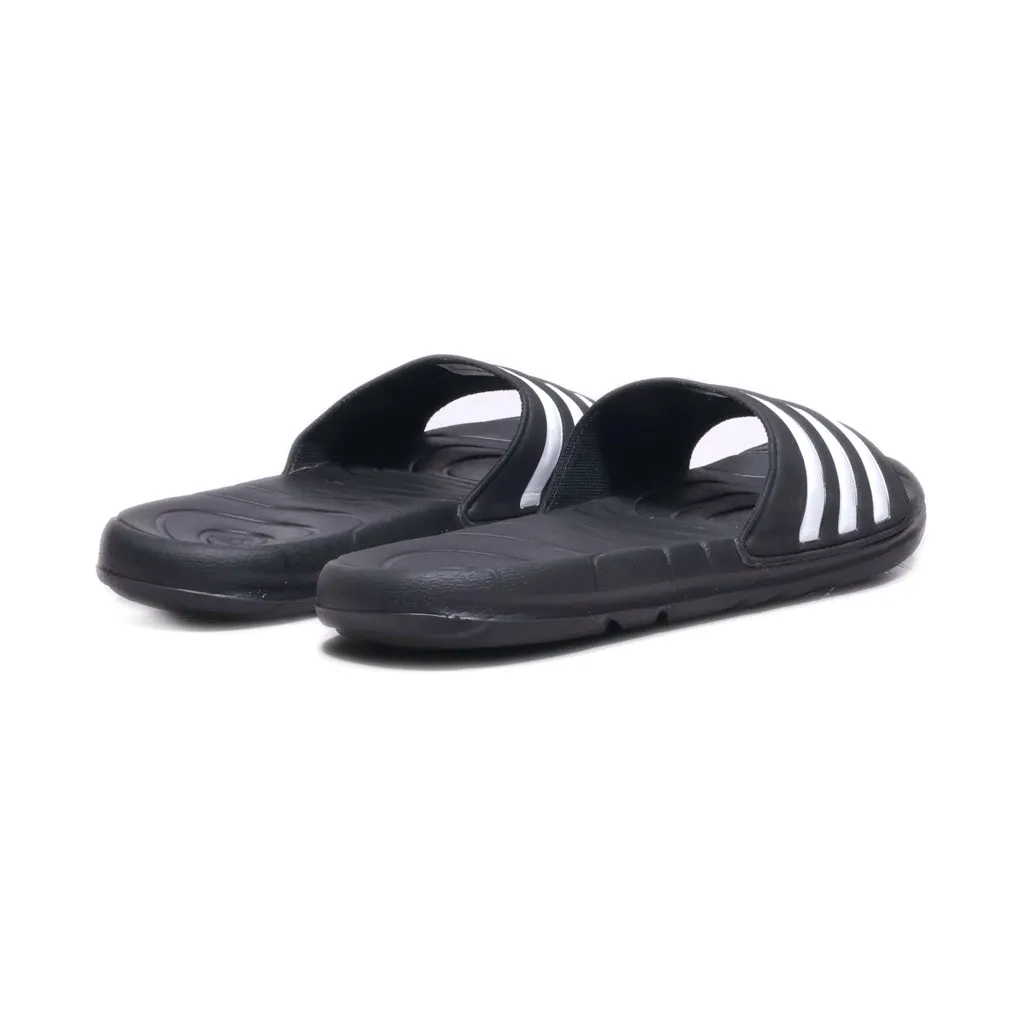 Adidas Sliders Fabric Black Colour For Women