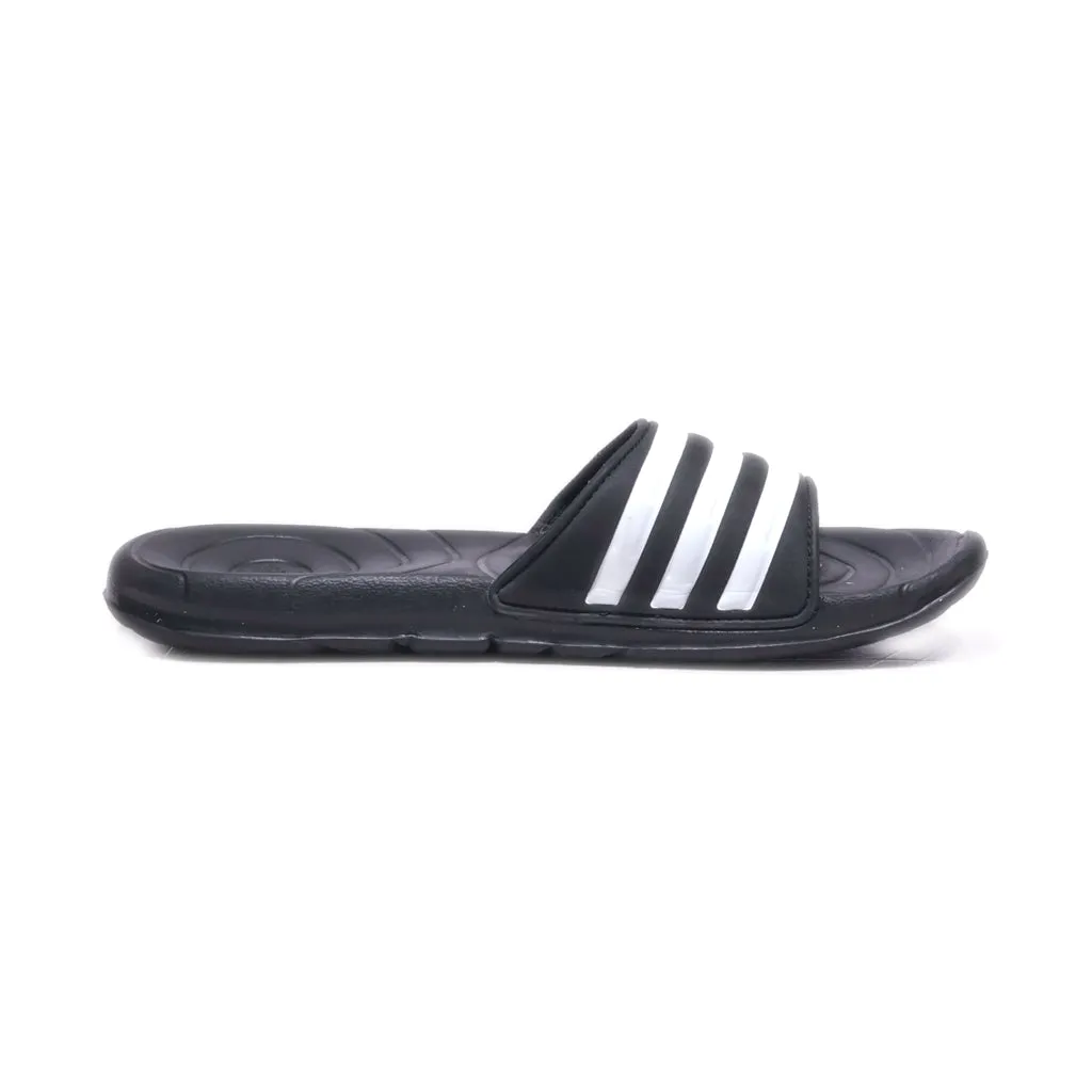 Adidas Sliders Fabric Black Colour For Women