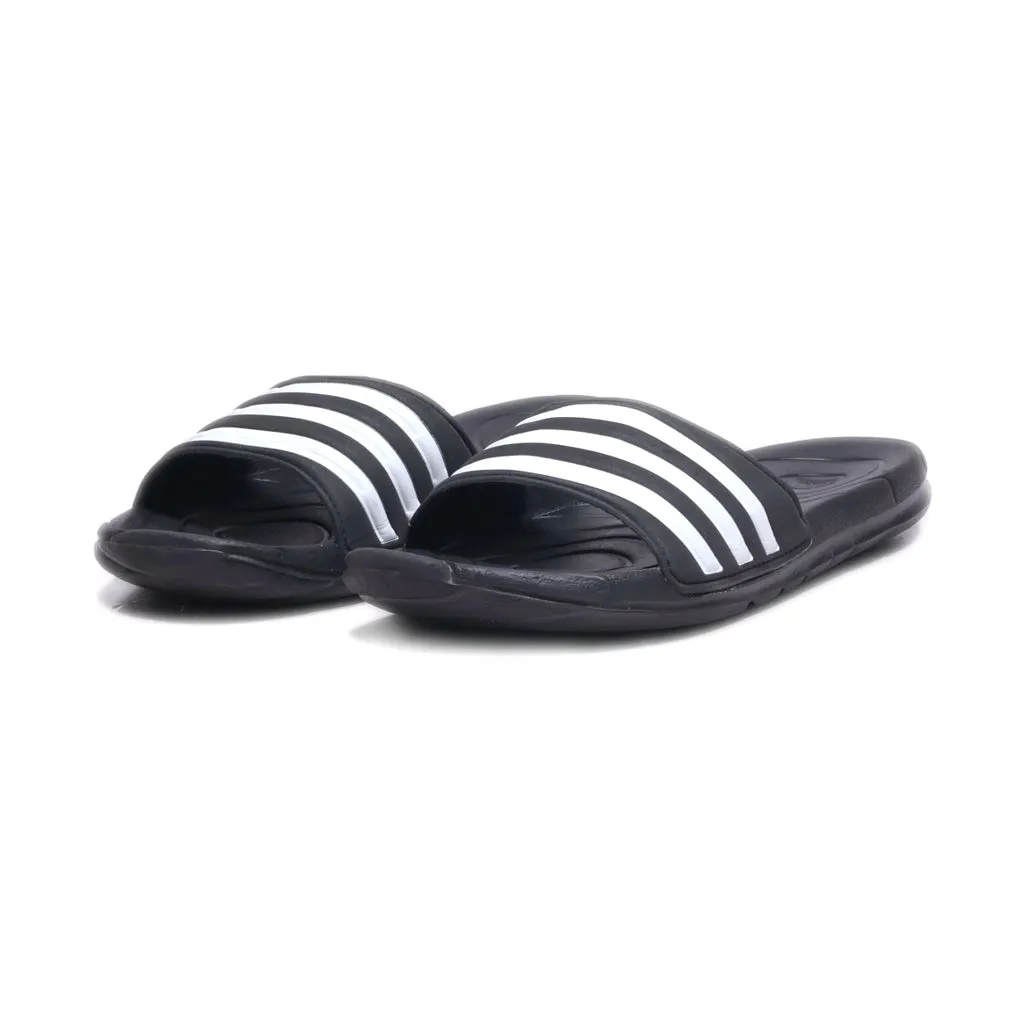 Adidas Sliders Fabric Black Colour For Women