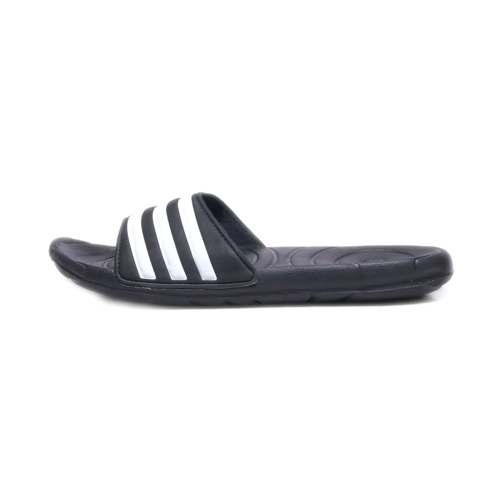 Adidas Sliders Fabric Black Colour For Women