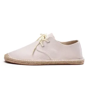 Aidase New Fashion Loafers Men Flats Brand Canvas Shoes Flat Male Lazy Shoes Mens Casual Shoes Black Beige Blue Big Size 45 A4829