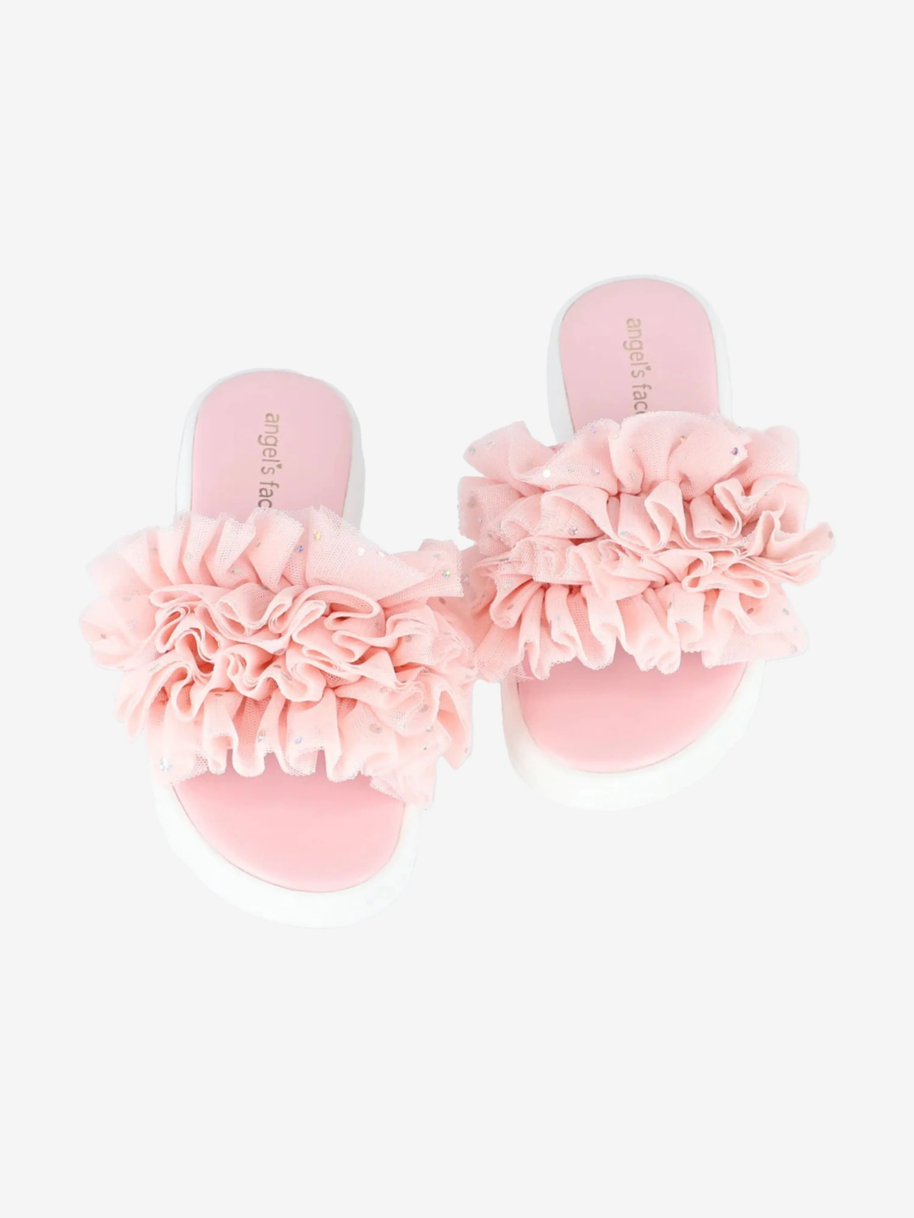 Angels Face Girls Juliet Sliders in Pink