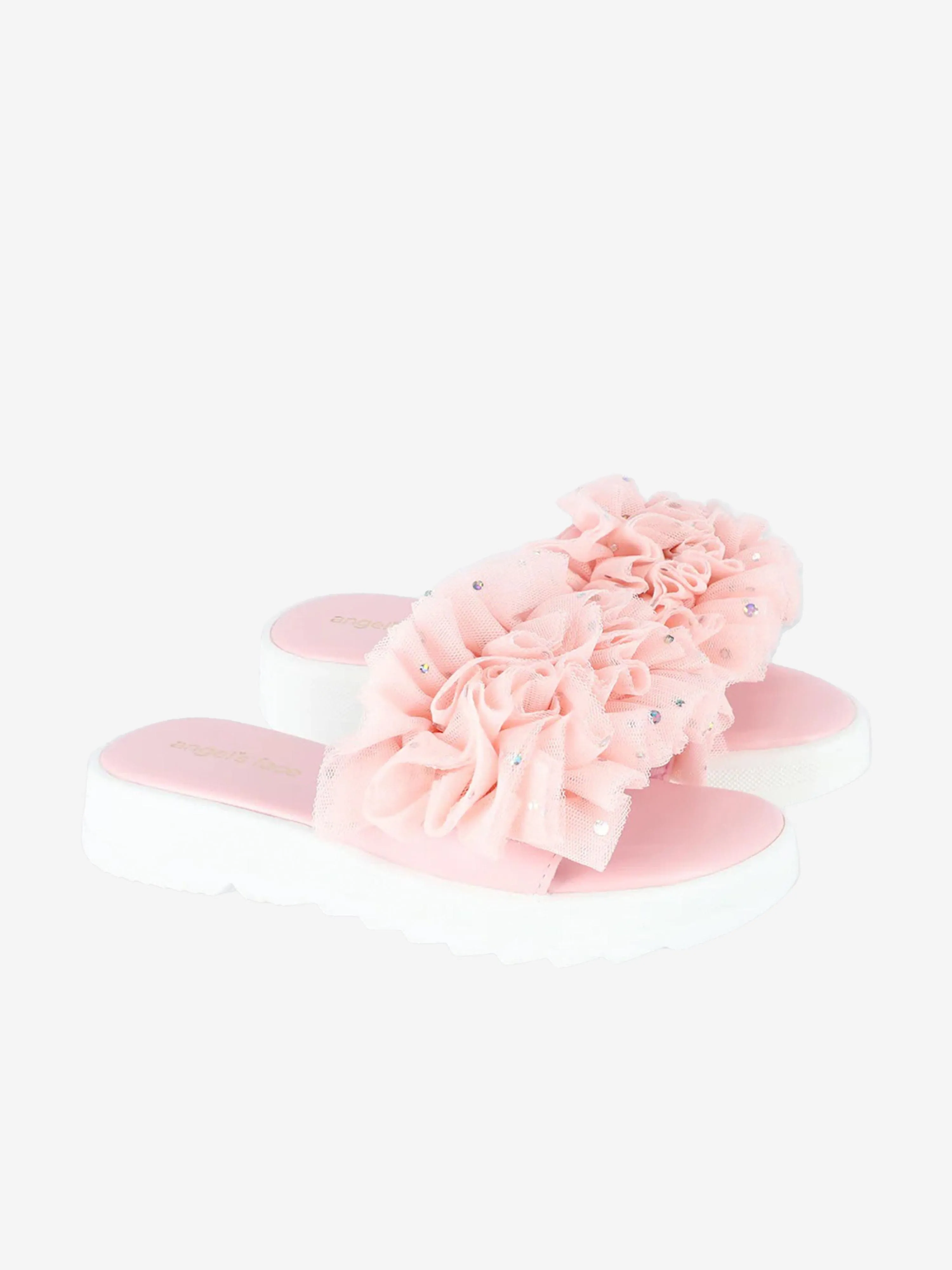 Angels Face Girls Juliet Sliders in Pink
