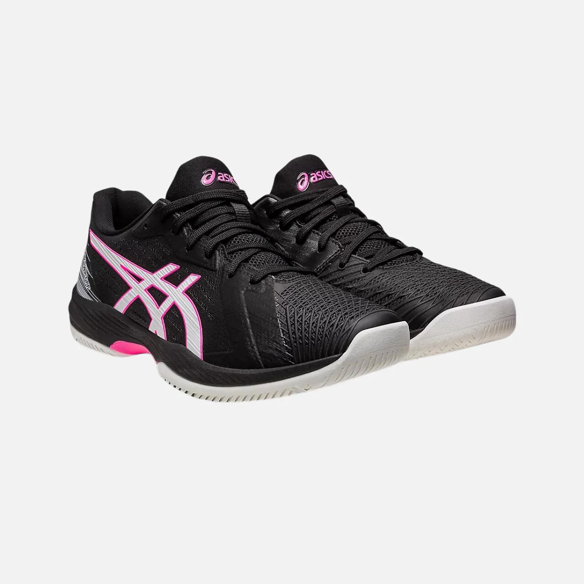 Asics Solution Swift FF Men's Tennis Shoes -Black/Hot Pink