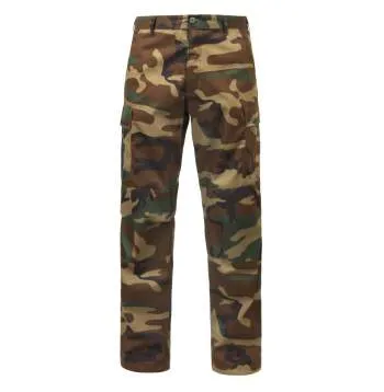 BDU Pants | Tactical Pants For Men | Woodland Camouflage