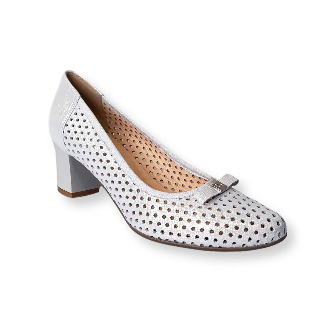 Bioeco Womens Shoe 6061 Silver Leather