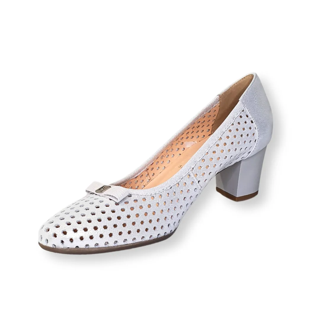 Bioeco Womens Shoe 6061 Silver Leather