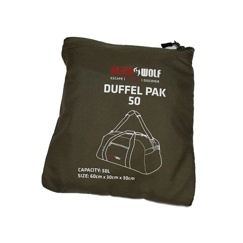 Black & Wolf - Foldable DufflePack 50L