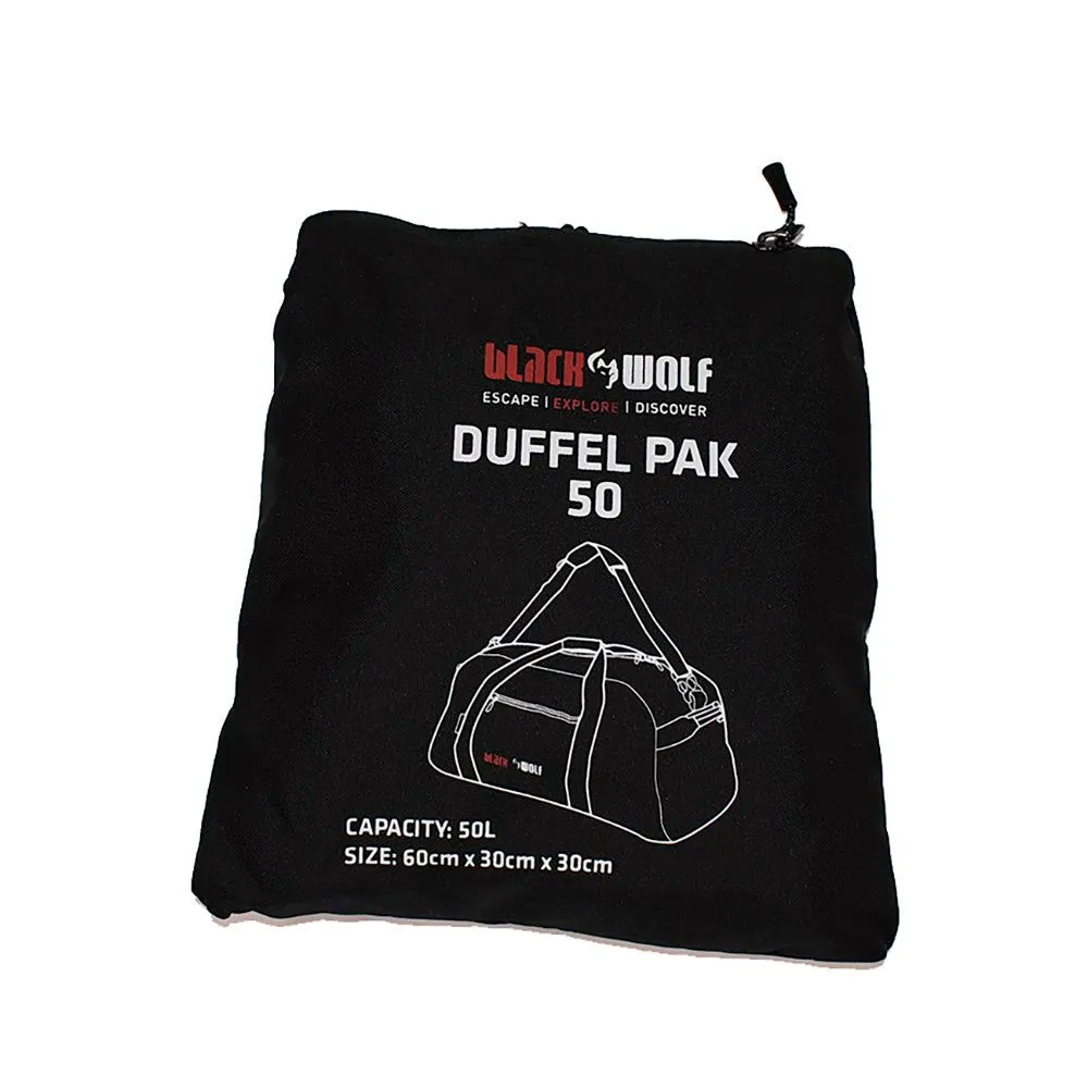 Black & Wolf - Foldable DufflePack 50L