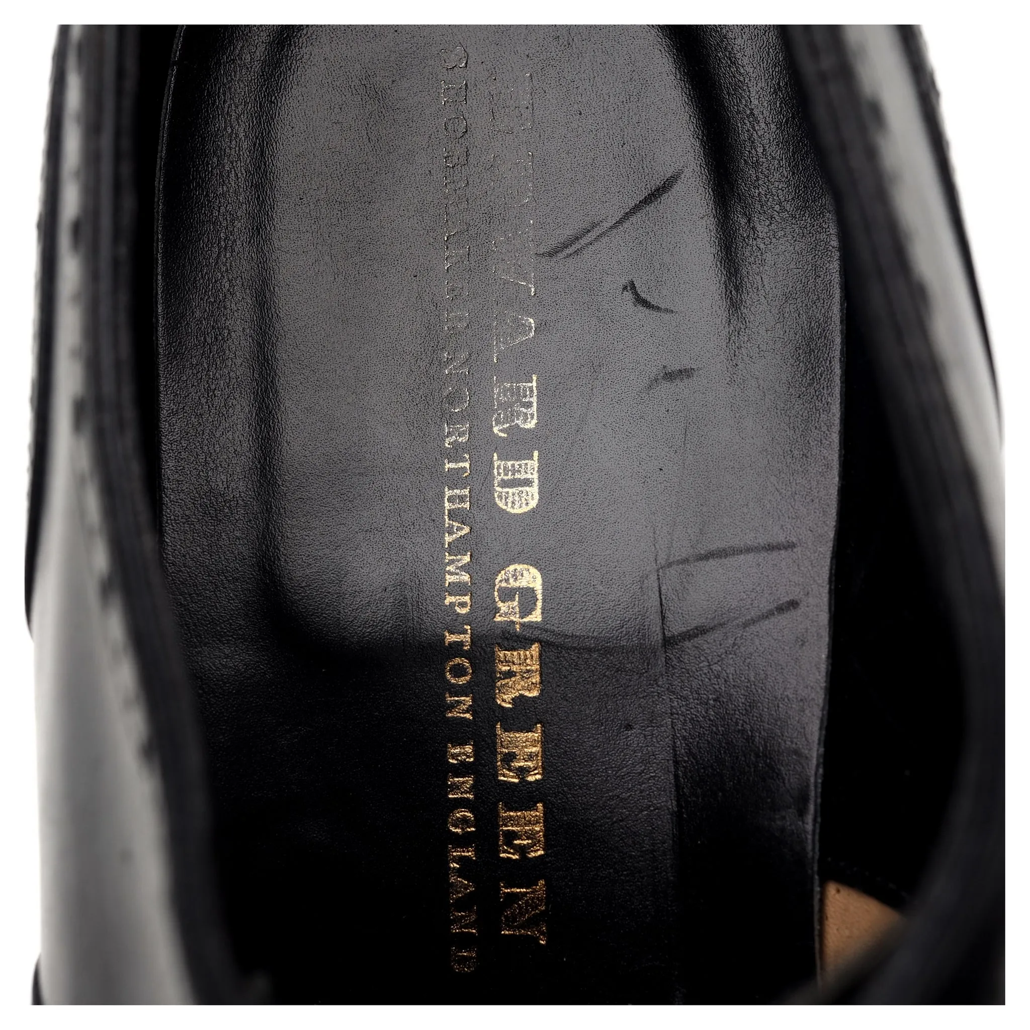 Black Leather Oxford UK 10 D