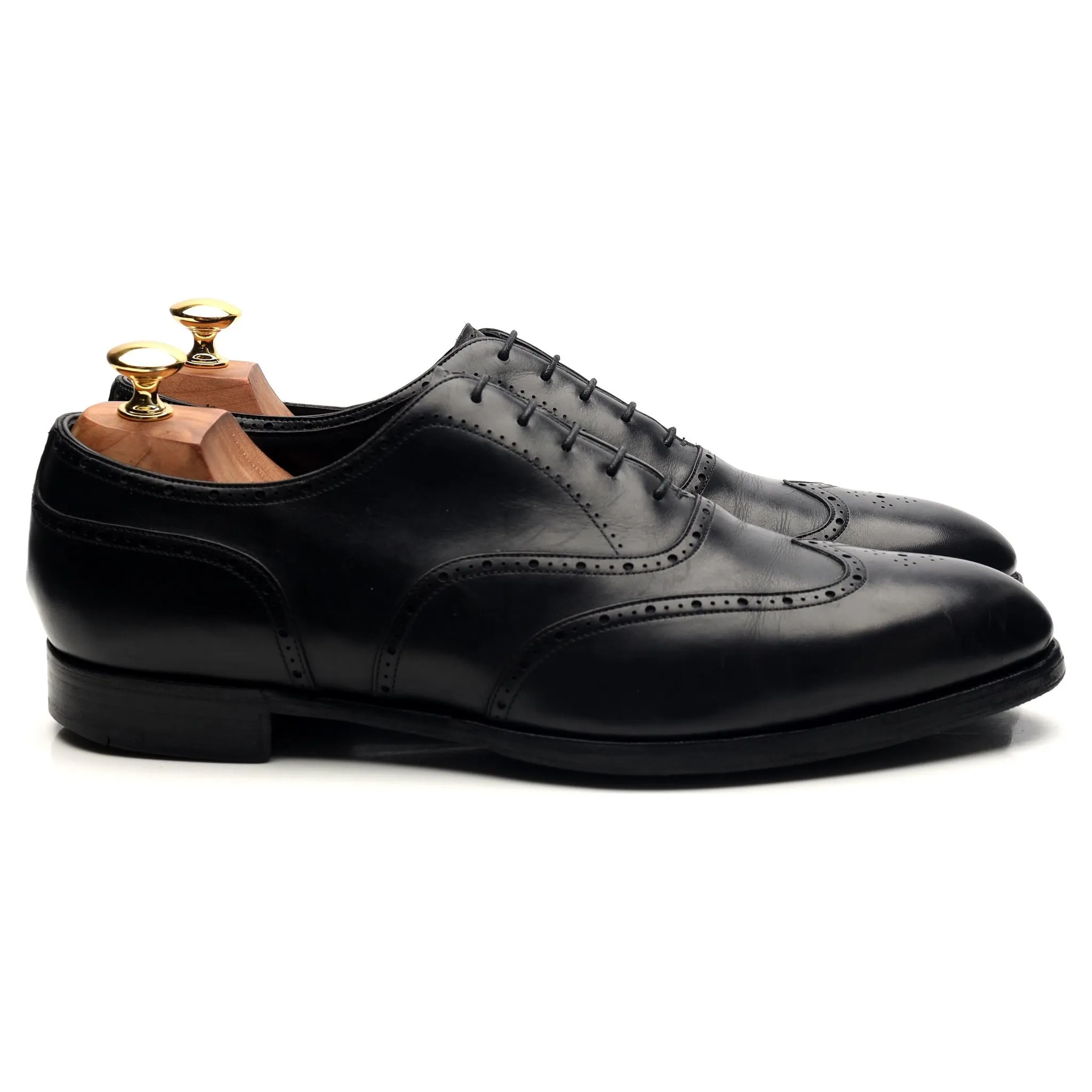 Black Leather Oxford UK 10 D