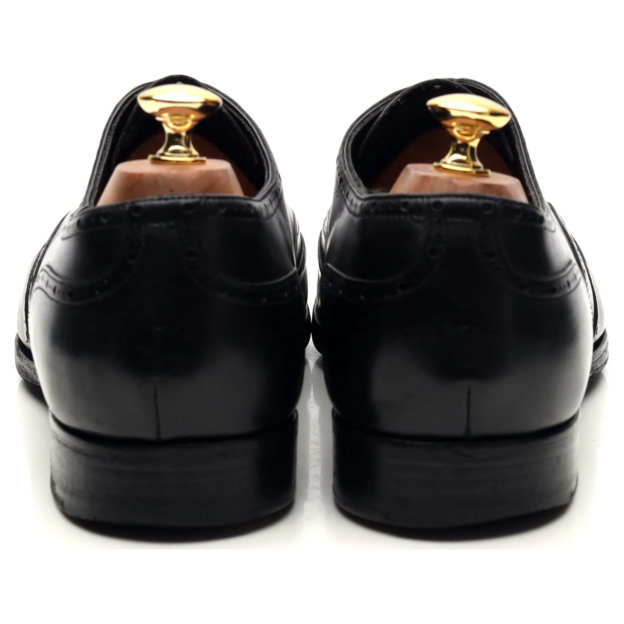Black Leather Oxford UK 10 D