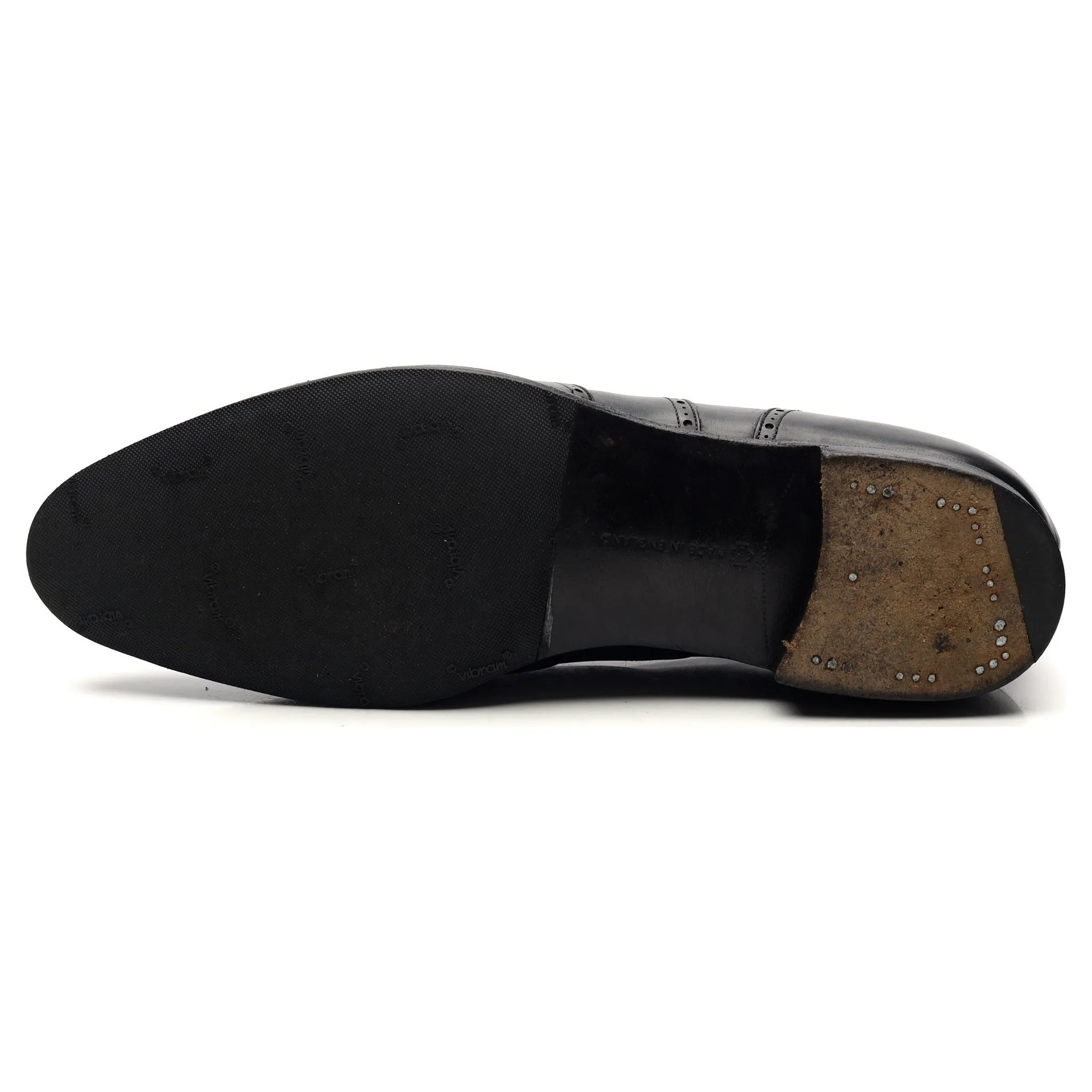 Black Leather Oxford UK 10 D
