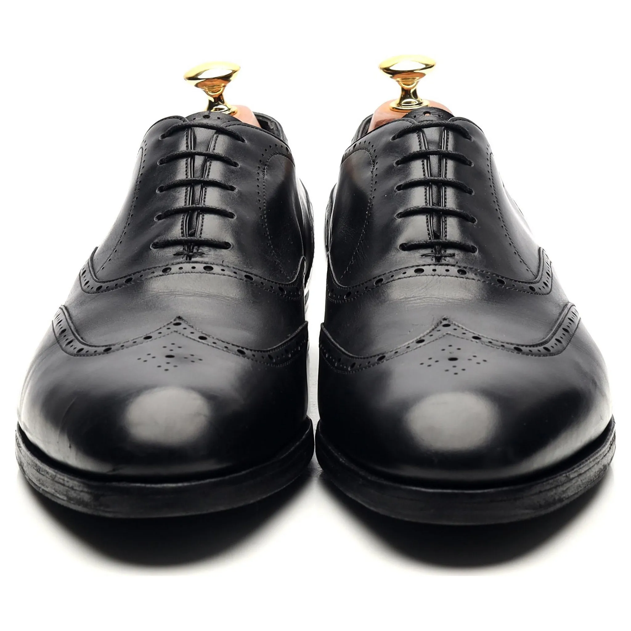 Black Leather Oxford UK 10 D