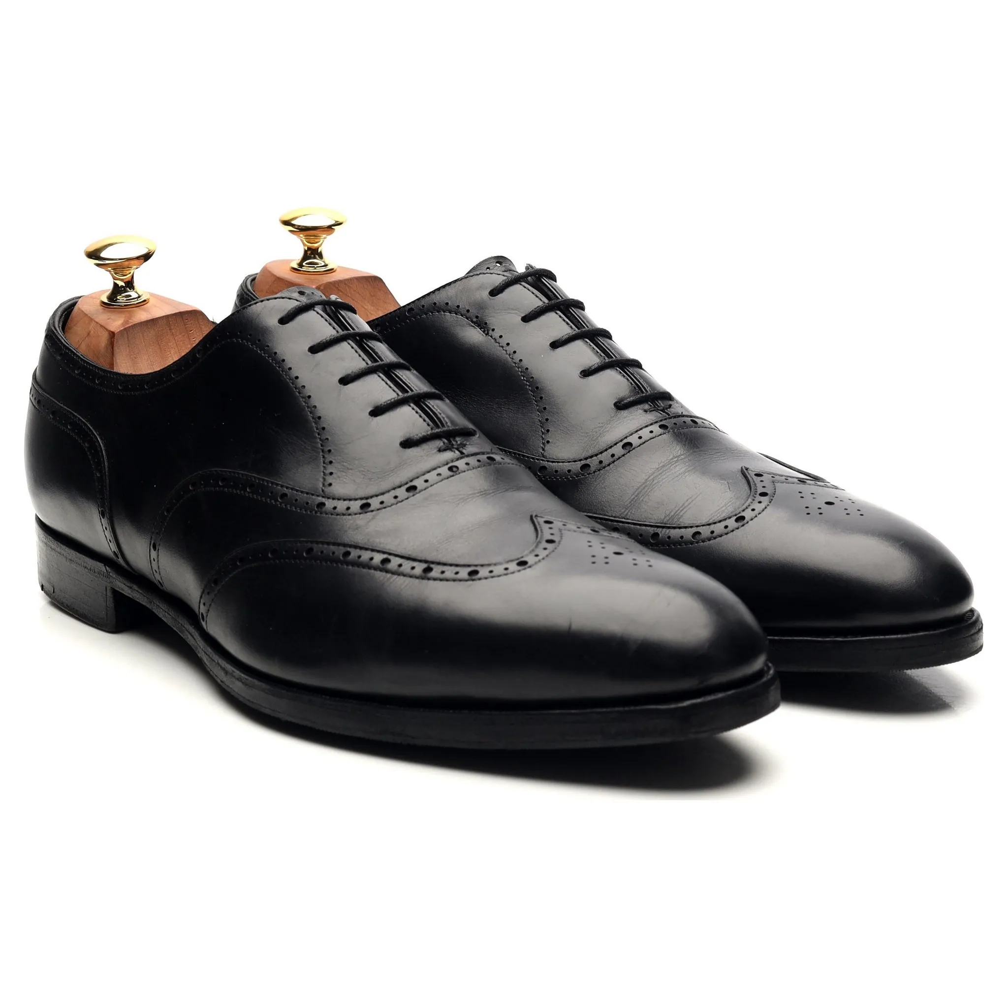 Black Leather Oxford UK 10 D