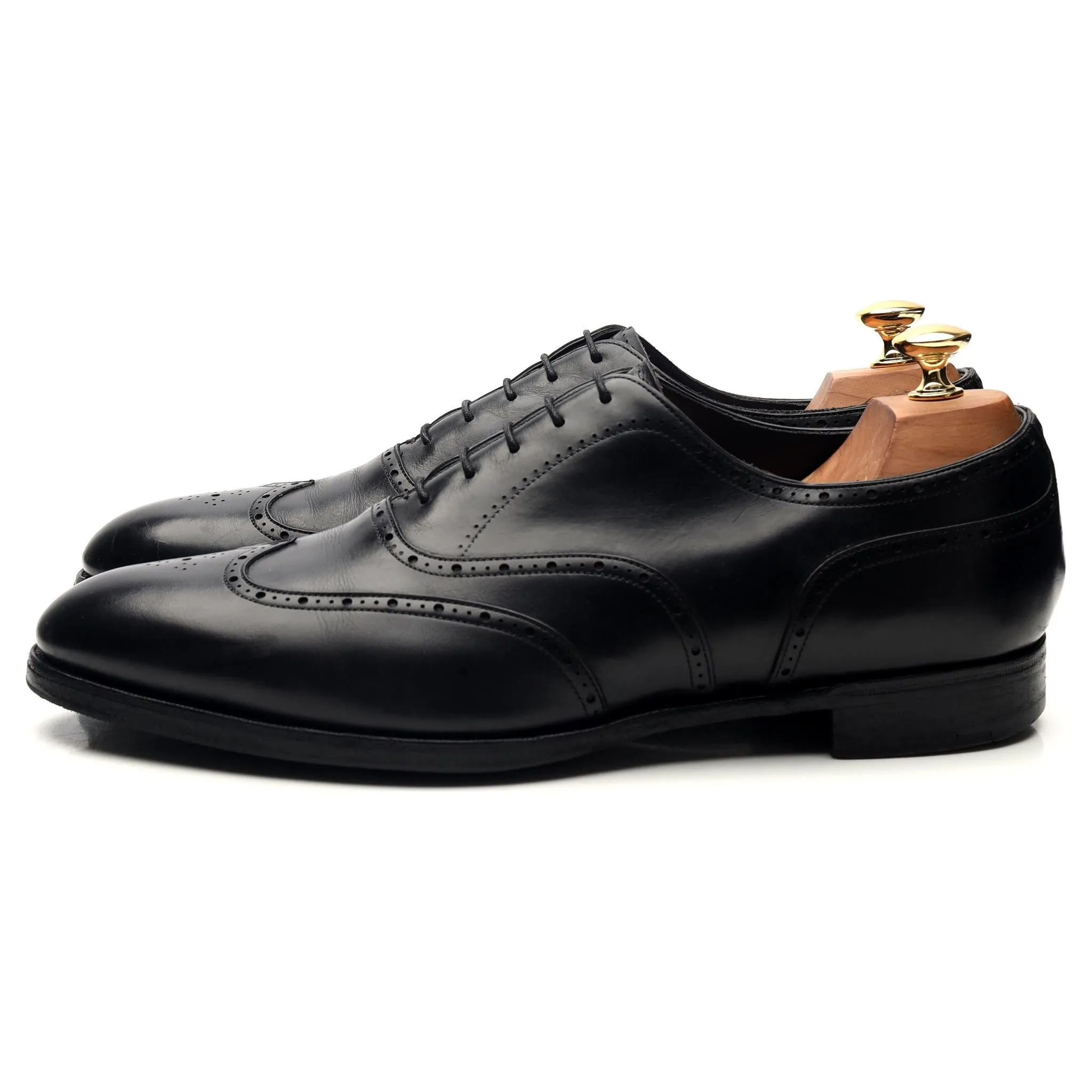 Black Leather Oxford UK 10 D
