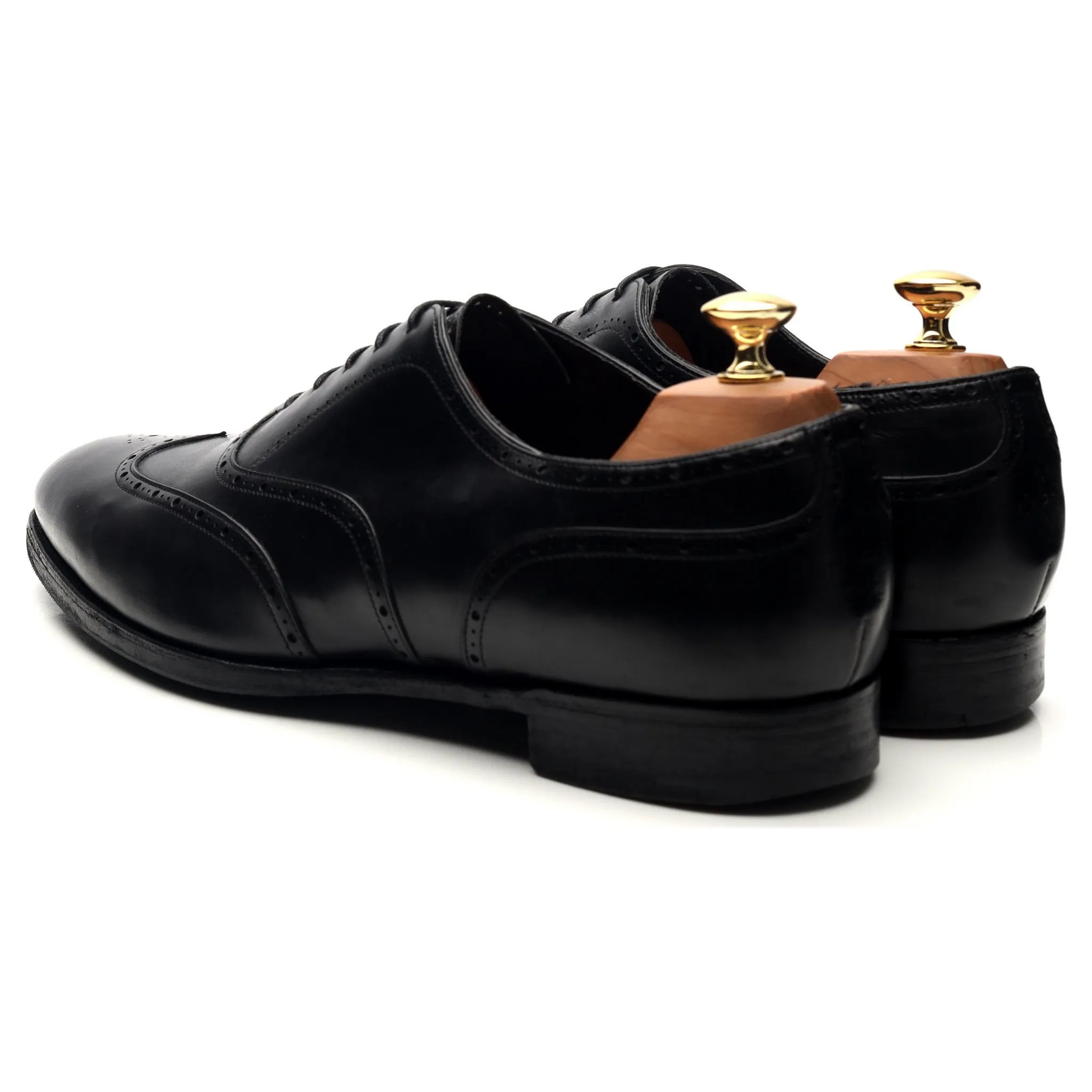Black Leather Oxford UK 10 D