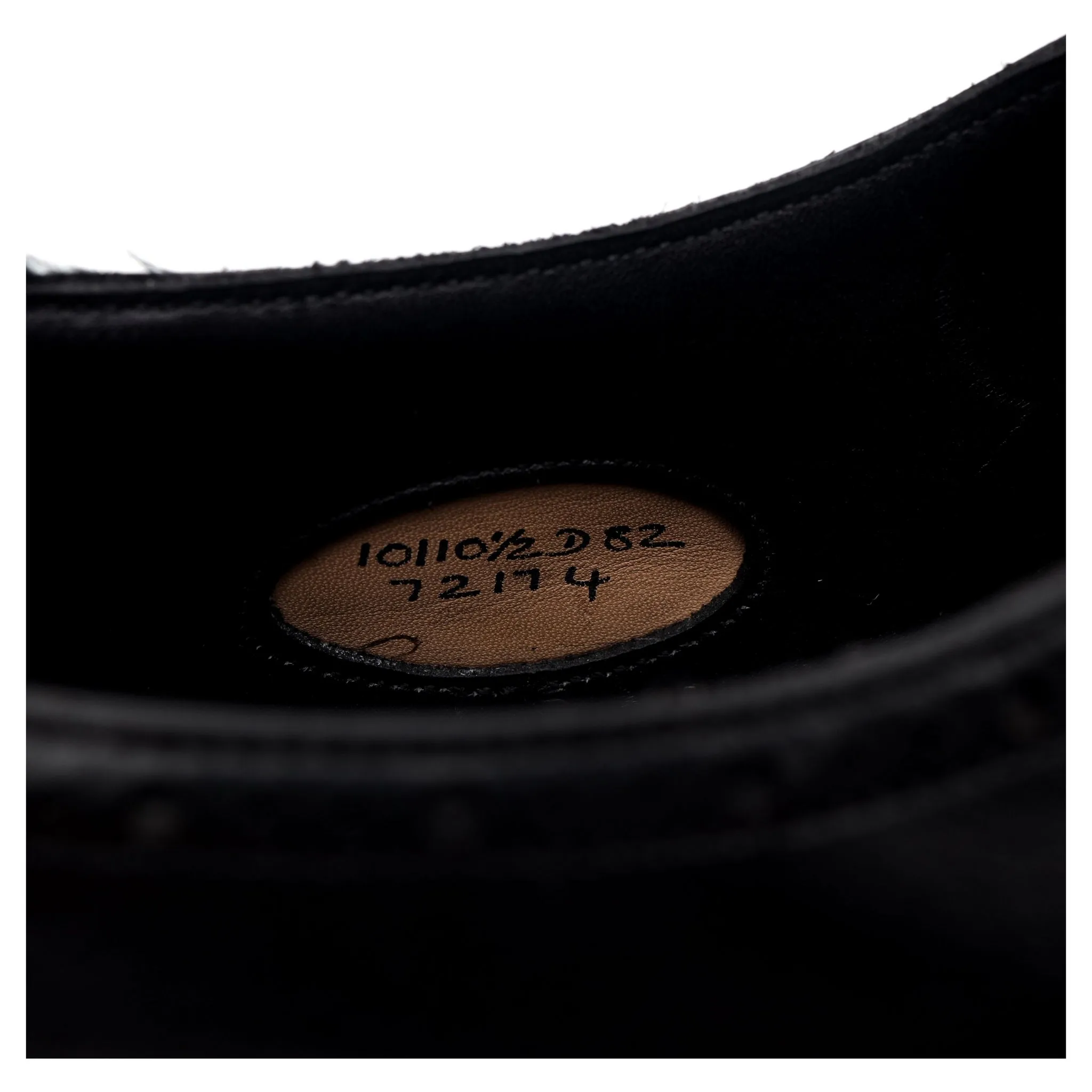 Black Leather Oxford UK 10 D