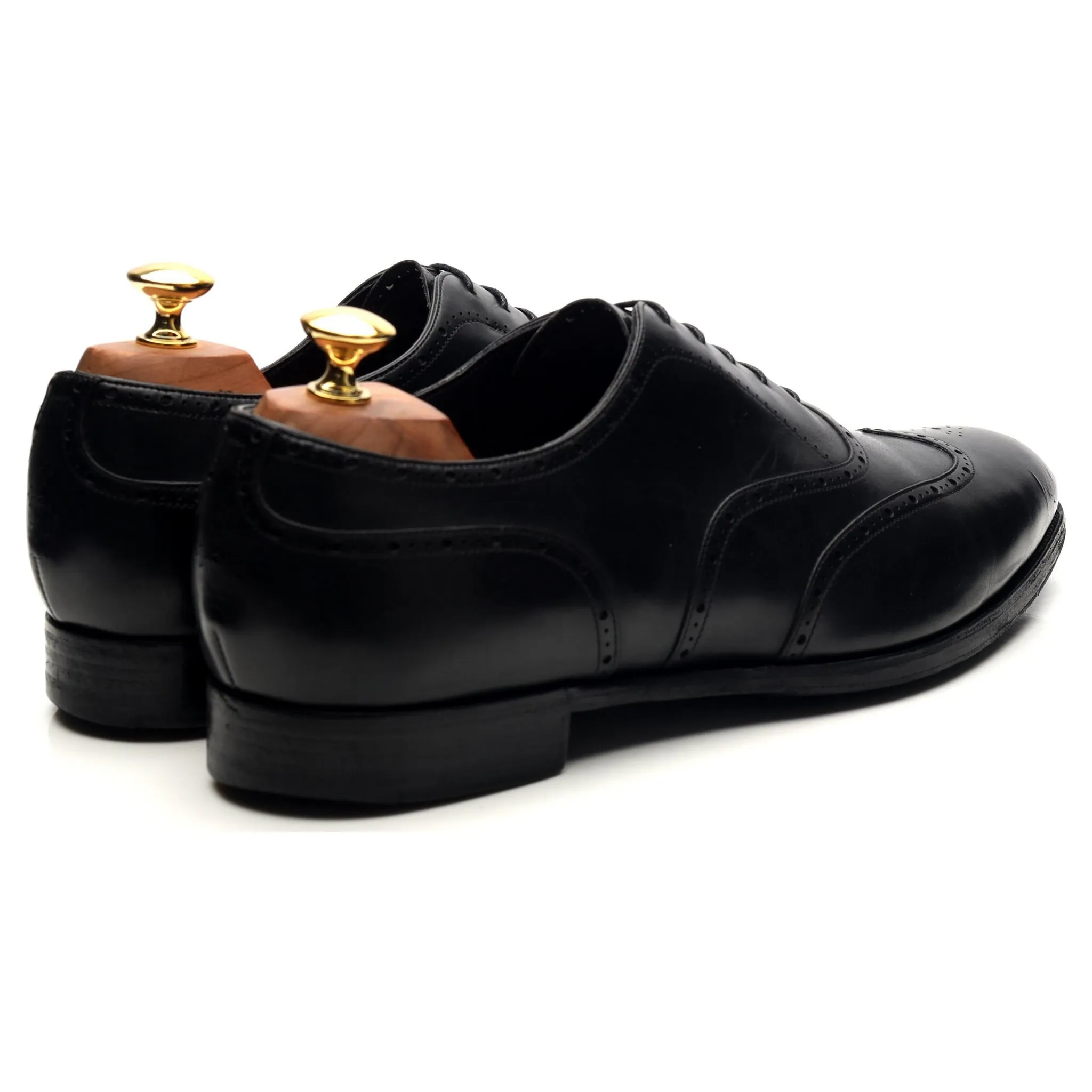 Black Leather Oxford UK 10 D