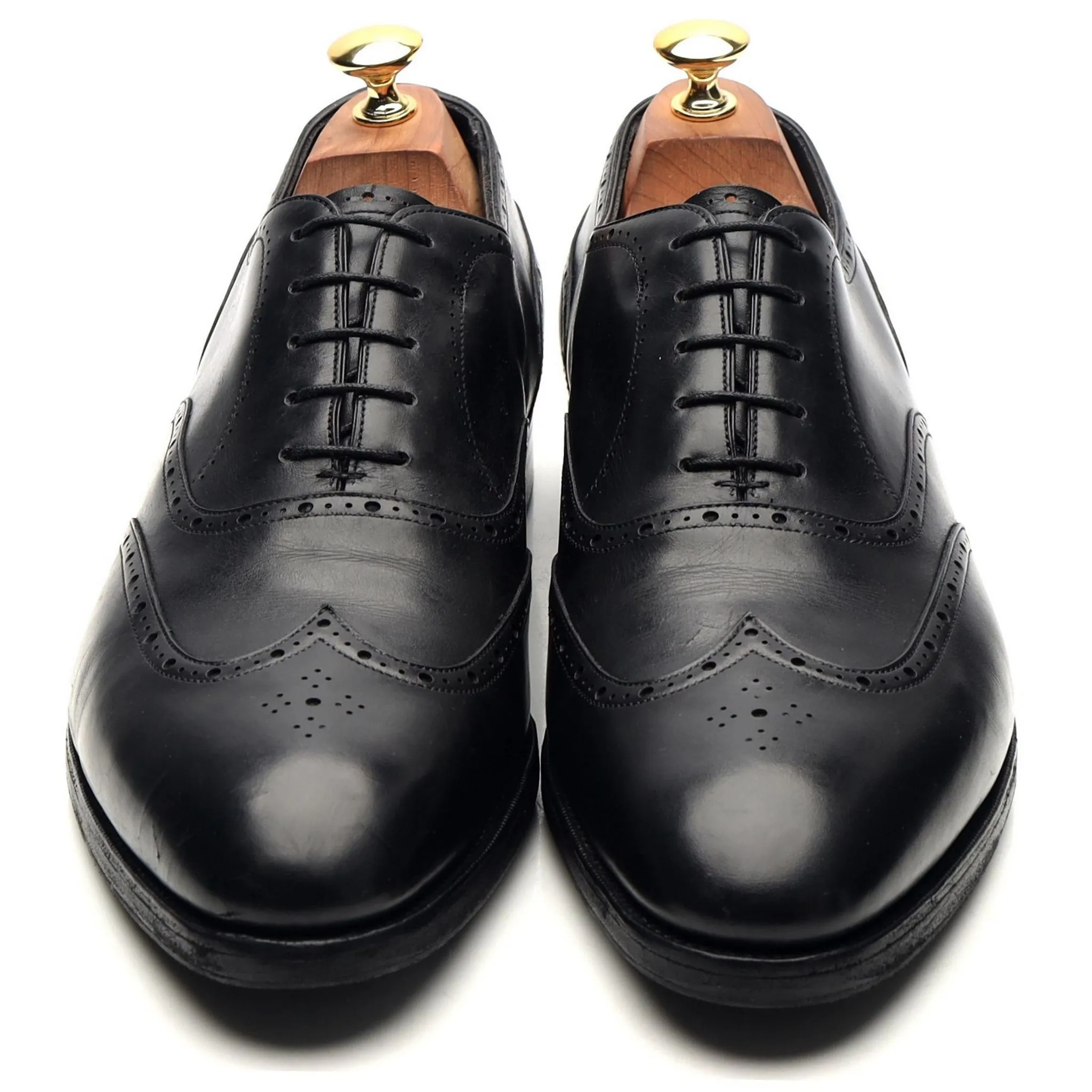 Black Leather Oxford UK 10 D