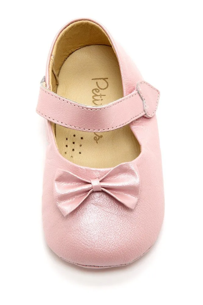 Blush Bow Heart Mary Janes