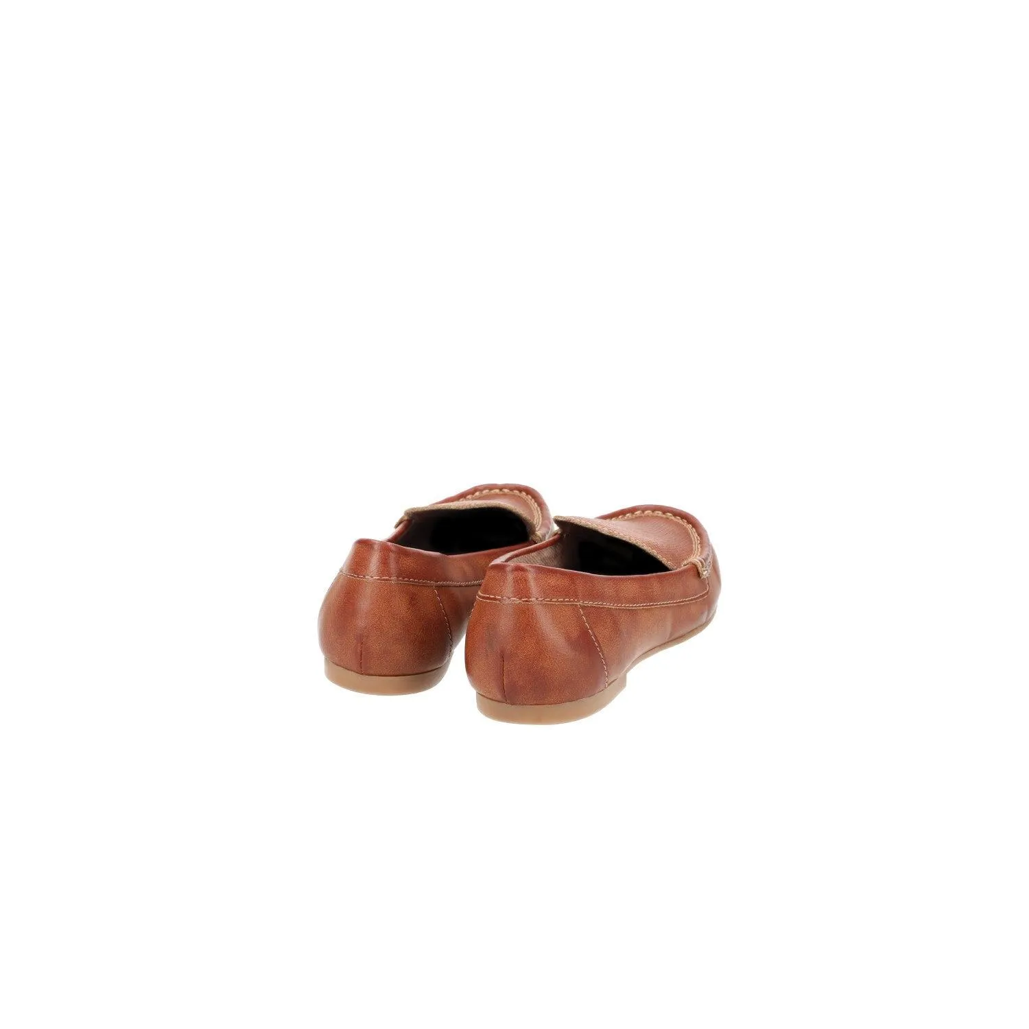 B.O.C Jana Casual Loafers Leather Brown Colour For Women