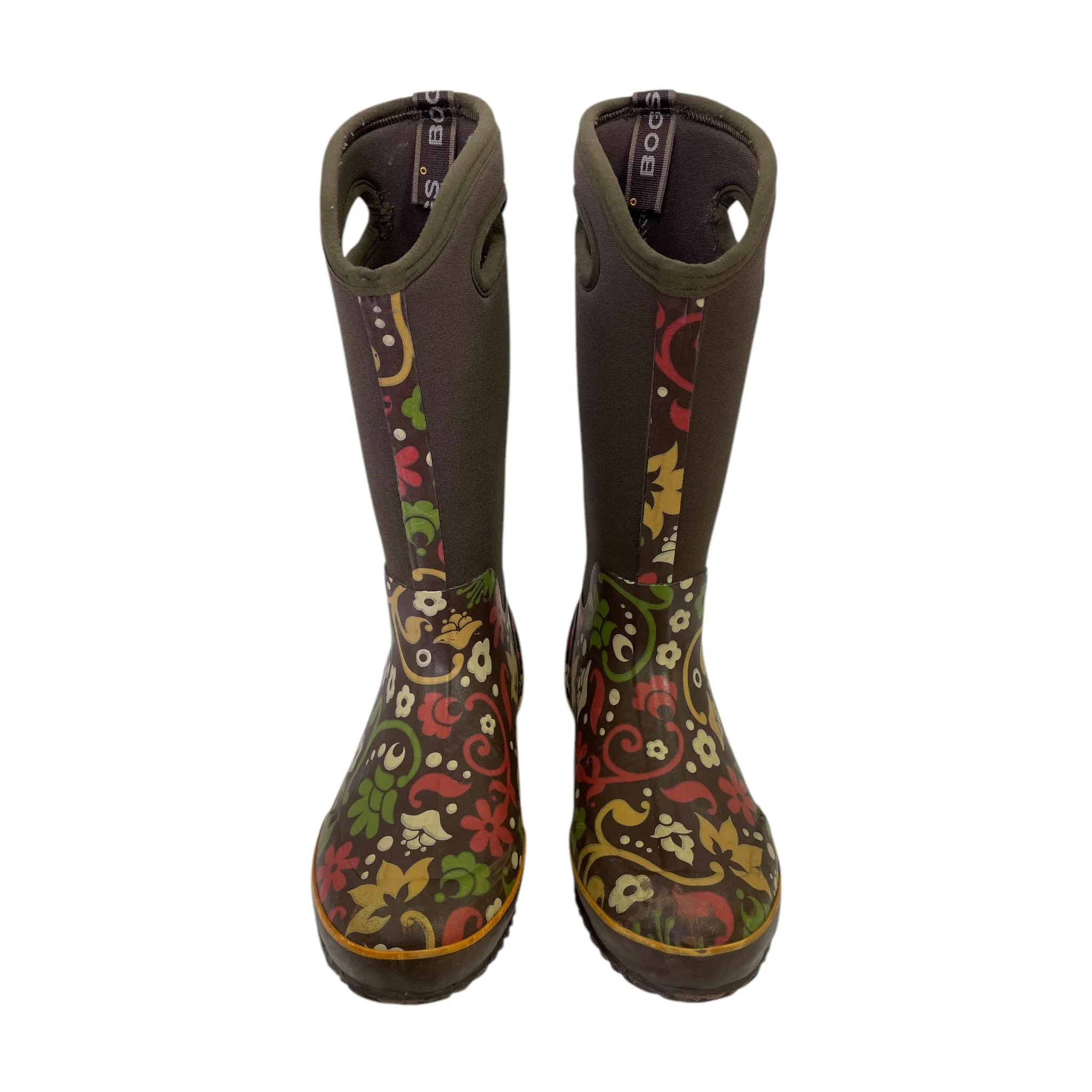 Boots Rain By Bogs In Brown, Size:8