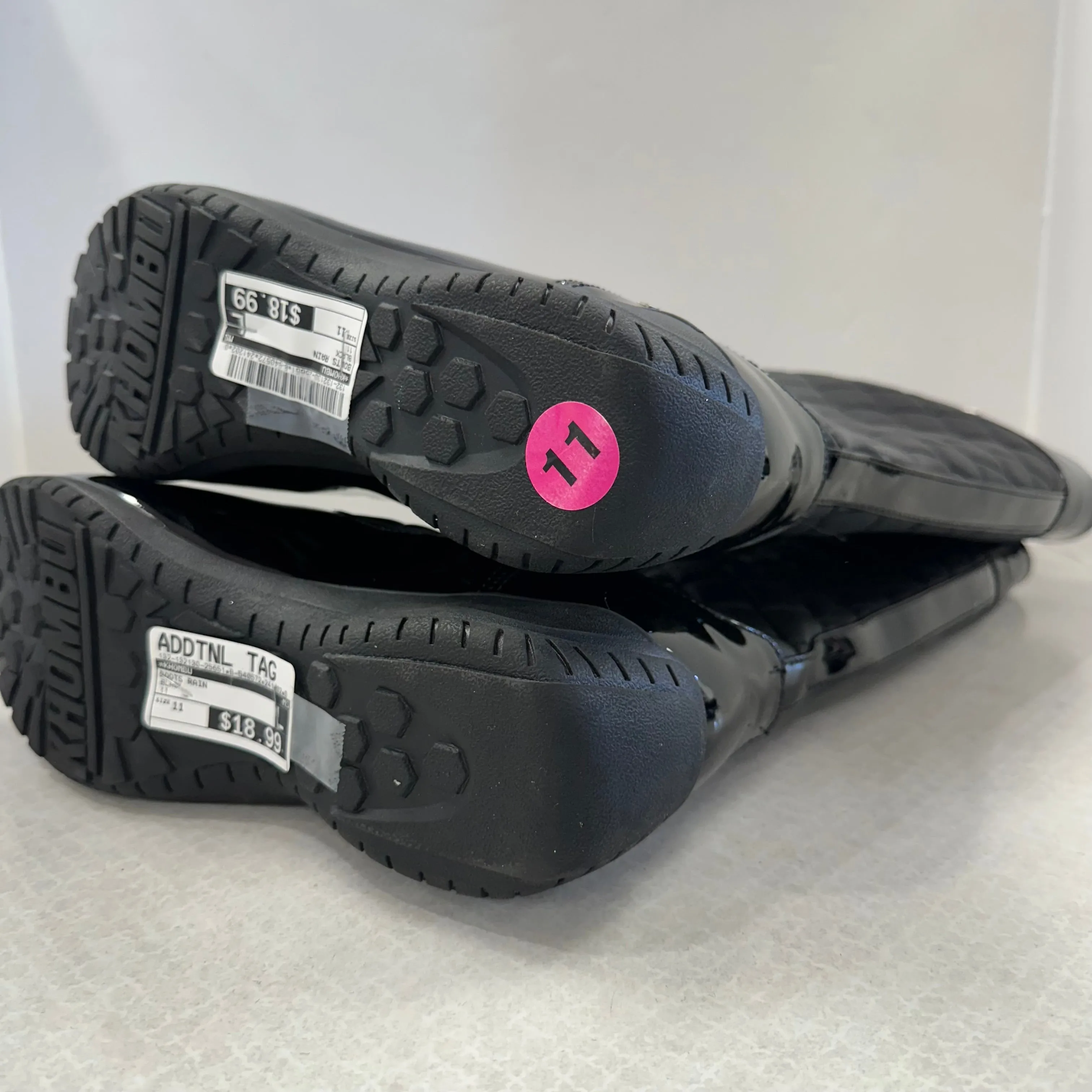 Boots Rain By Khombu In Black, Size: 11