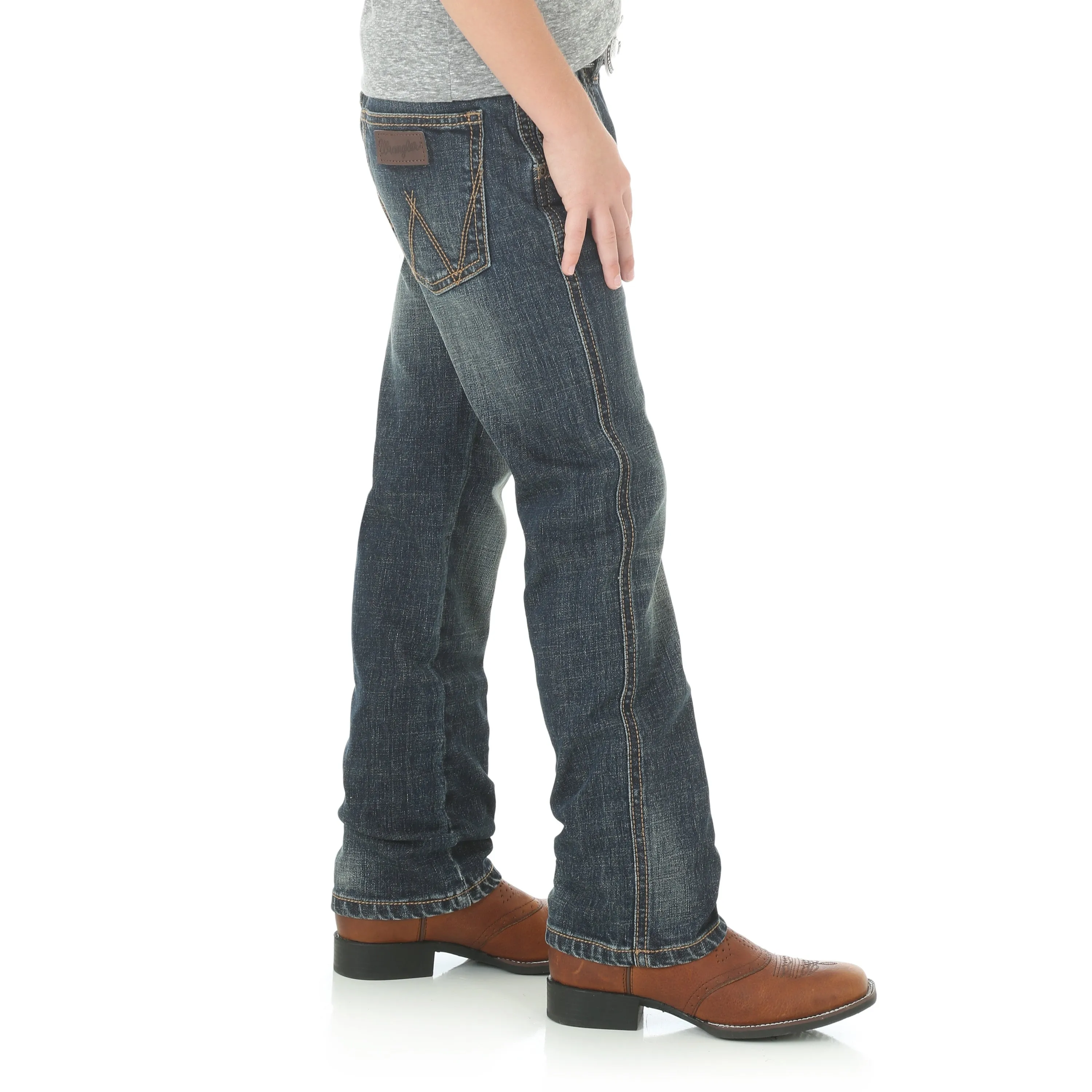 Boy's Wrangler Retro Slim Straight Jean #88BWZBZ