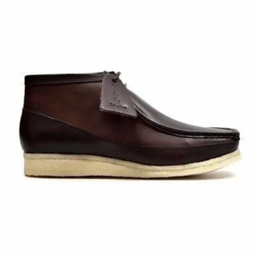 British Walkers Walker 100 Wallabee Boots Men's Brown Suede and Leather