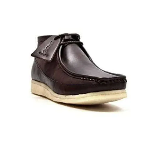British Walkers Walker 100 Wallabee Boots Men's Brown Suede and Leather
