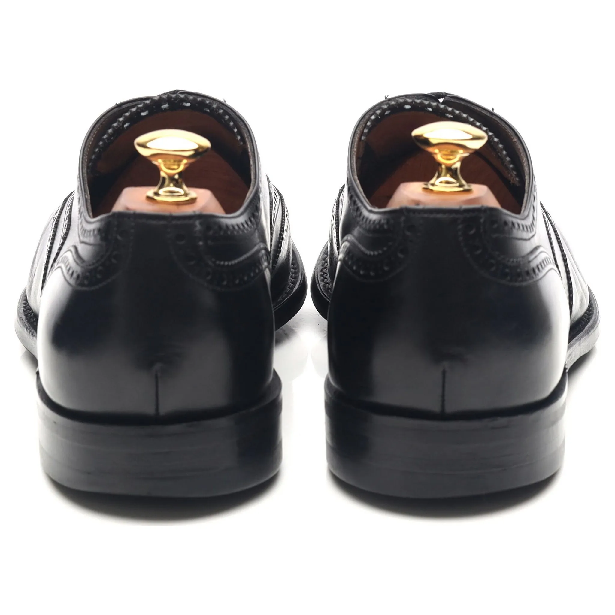 'Broad II' Black Leather Brogues UK 9.5 G