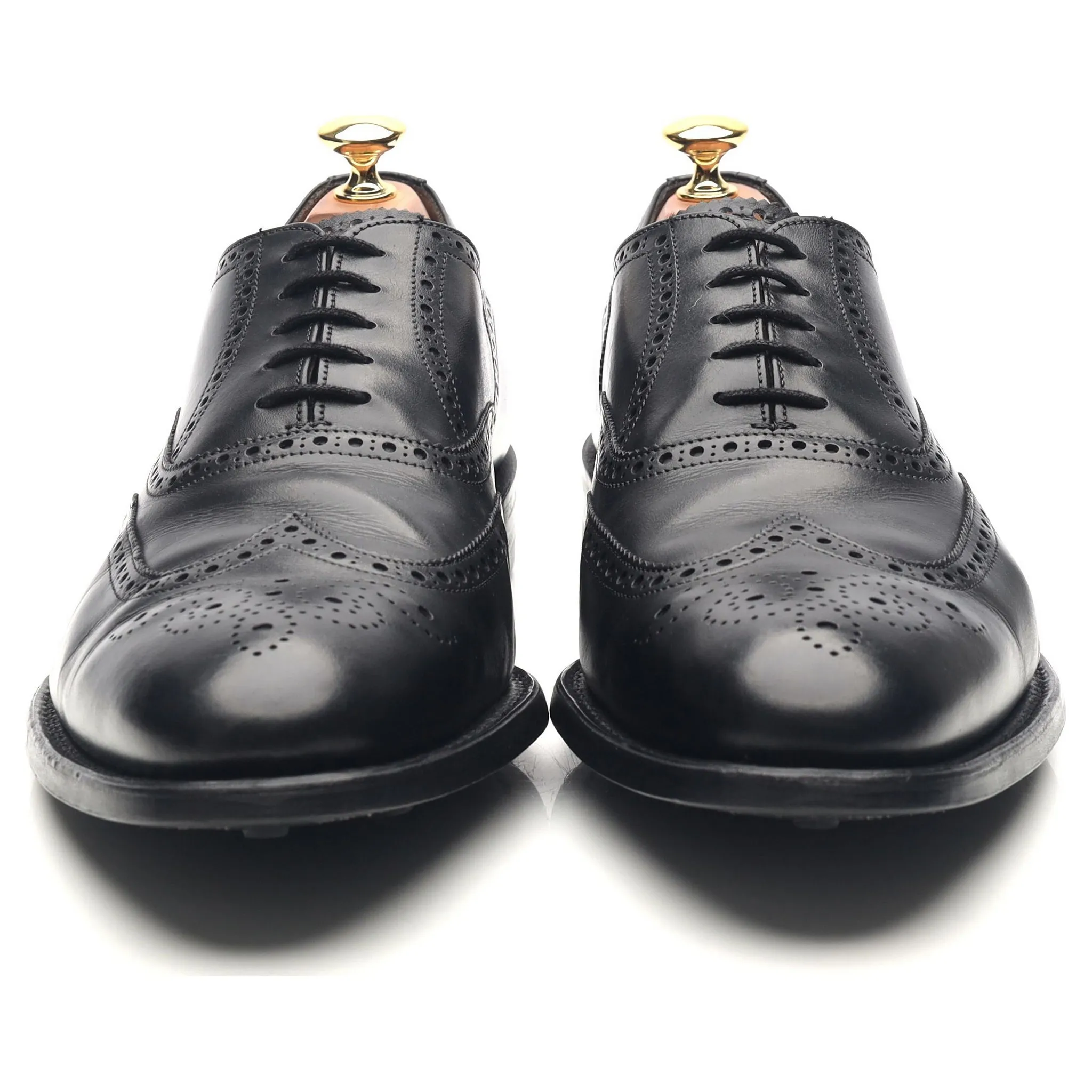 'Broad II' Black Leather Brogues UK 9.5 G