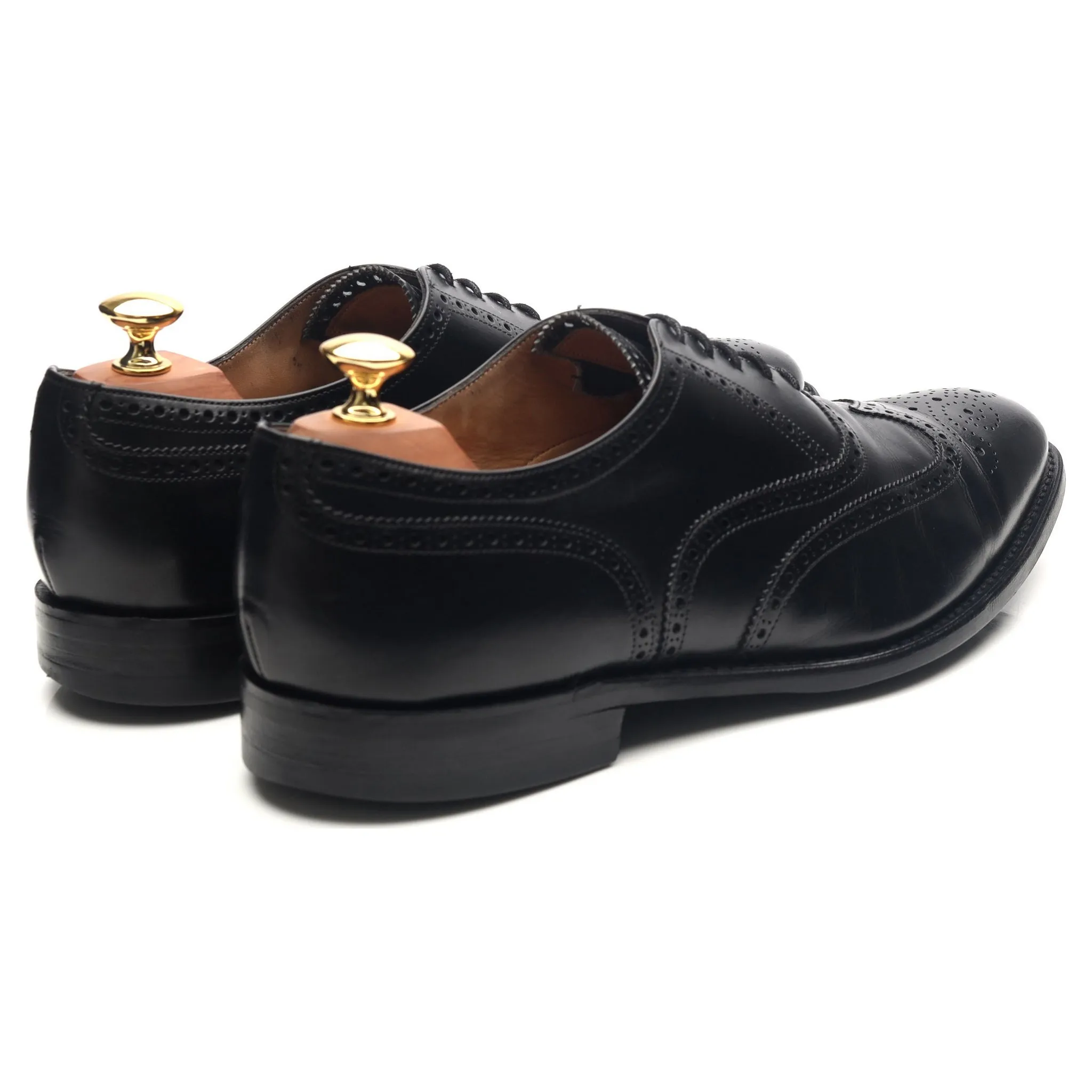 'Broad II' Black Leather Brogues UK 9.5 G