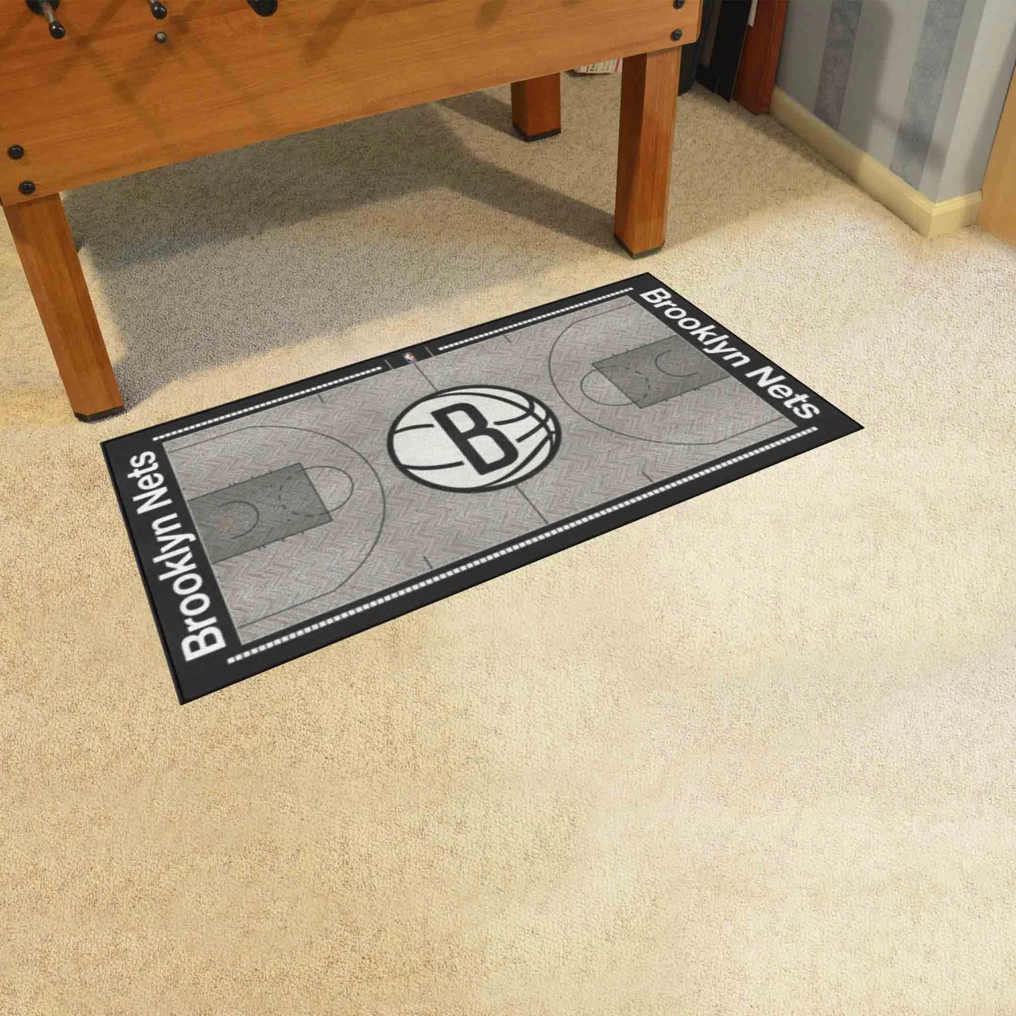 Brooklyn Nets Large Court Runner Rug - 30in. x 54in.