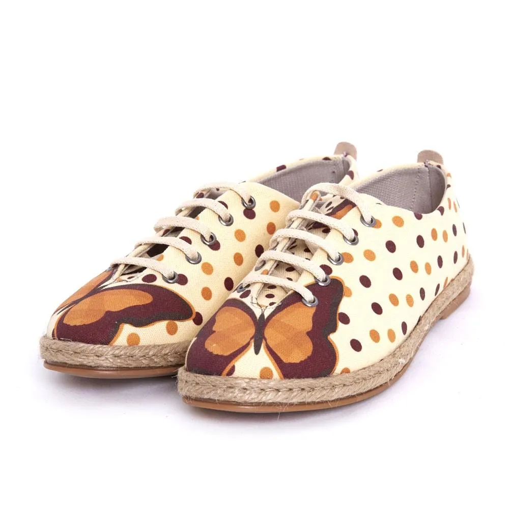 Butterfly and Dots Ballerinas Shoes FBR1217