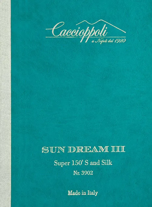 Caccioppoli Sun Dream Kara Blue Wool Silk Jacket
