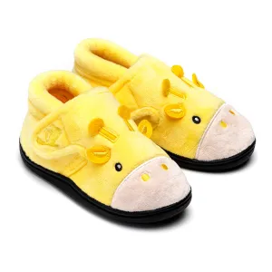 Chipmunk Gizmo Childrens Yellow Giraffe Slippers