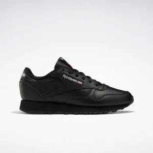 Classic Leather Shoes Black/Black/Pure Grey 5