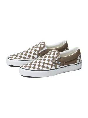 Classic Slip On Color Theory Checkerboard: Walnut