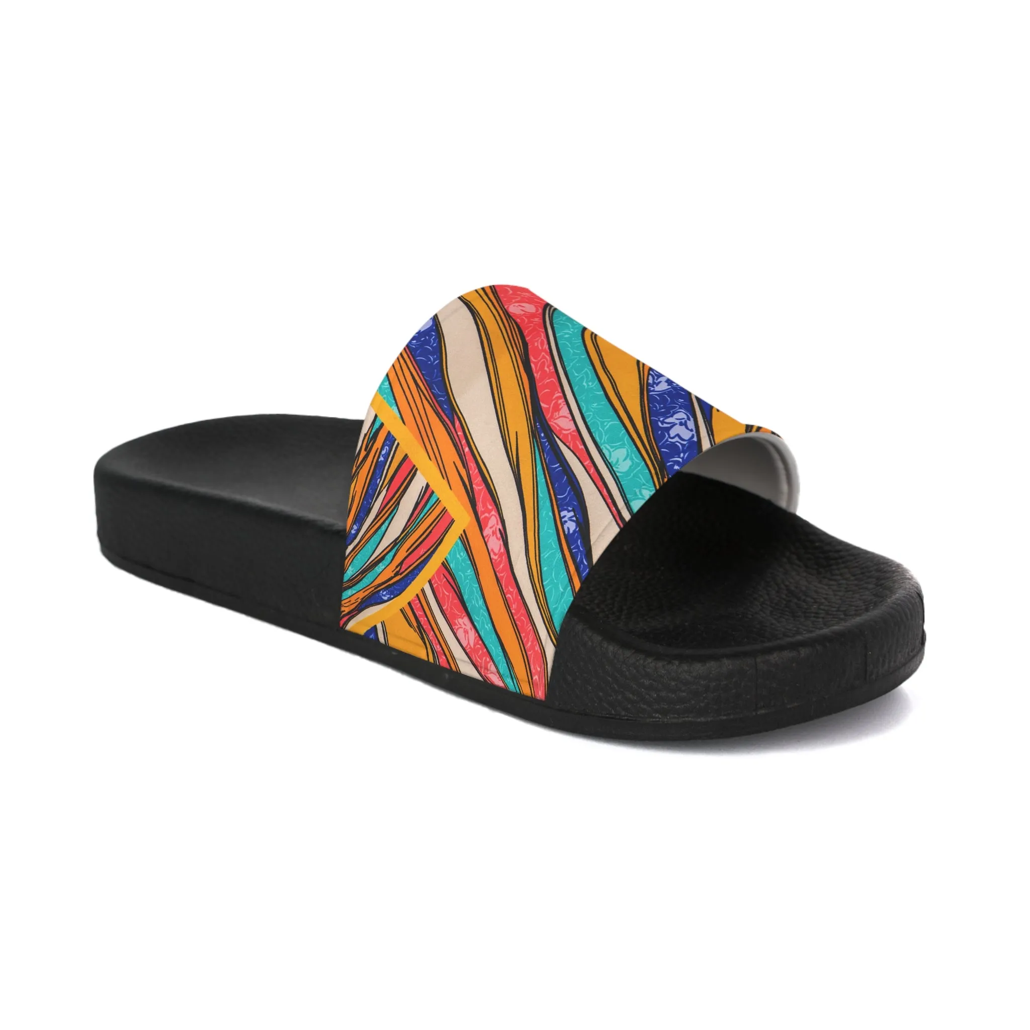 Color Brushstroke - Inovax Women's Slide Sandal