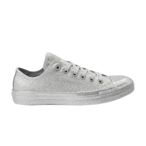 Converse Chuck Taylor All Star Low 'Silver Glitter' Sneakers, Silver