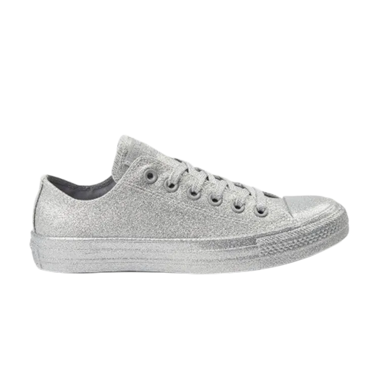 Converse Chuck Taylor All Star Low 'Silver Glitter' Sneakers, Silver