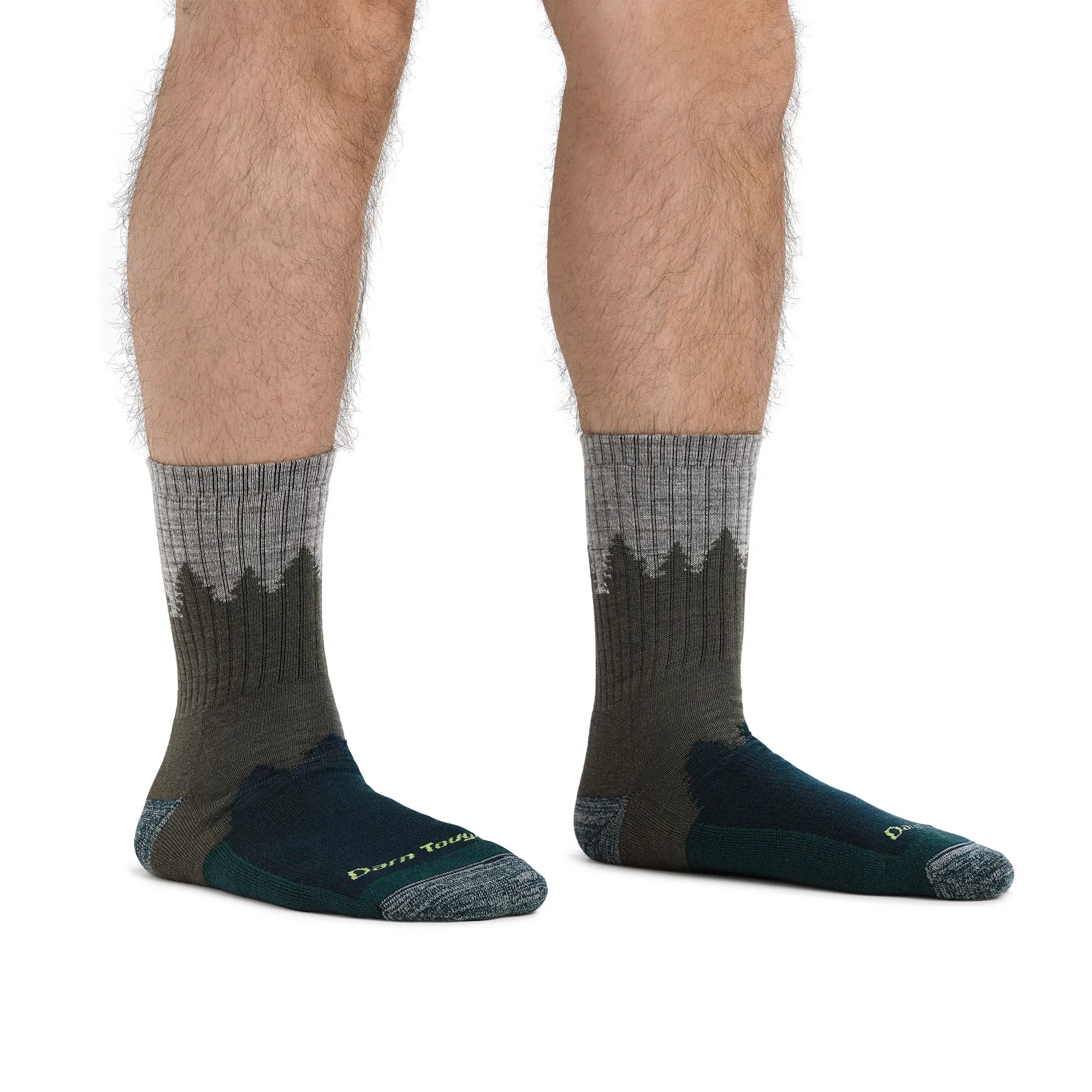 Darn Tough Men&#x27;s Number 2 Micro Crew Midweight Hiking Sock Green | Buy Darn Tough Men&#x27;s Number 2 Micro Crew Midweight Hiking Sock Green here | Outnorth
