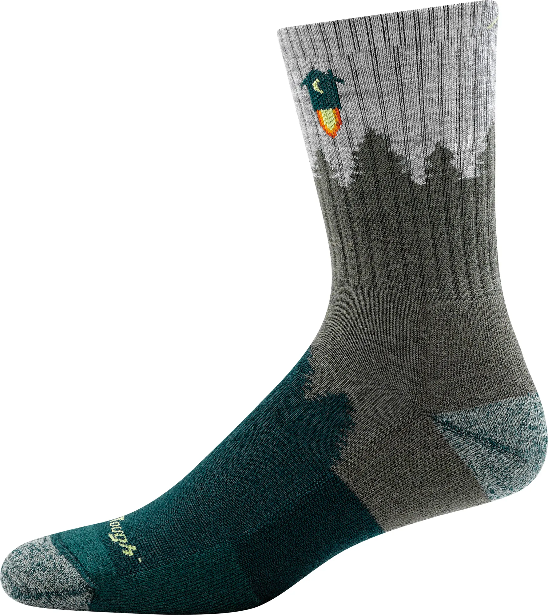 Darn Tough Men&#x27;s Number 2 Micro Crew Midweight Hiking Sock Green | Buy Darn Tough Men&#x27;s Number 2 Micro Crew Midweight Hiking Sock Green here | Outnorth