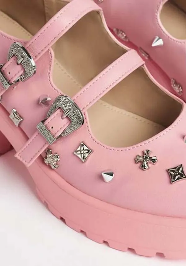 Devil Blushes Double Strap | MARY JANES*